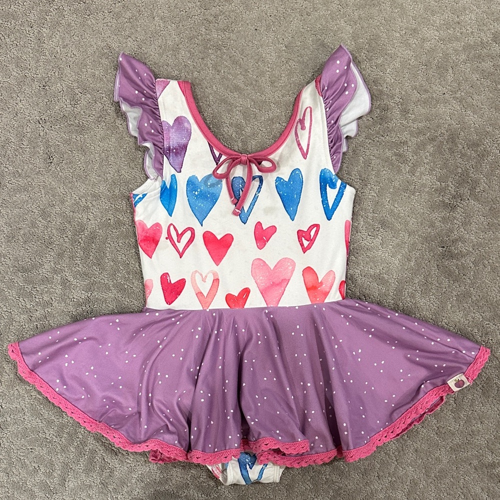 Hearts Dance Leotard Dress